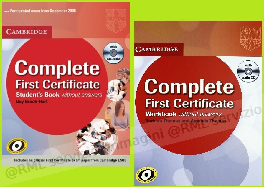 COMPLETE FIRST CERTIFICATE,...