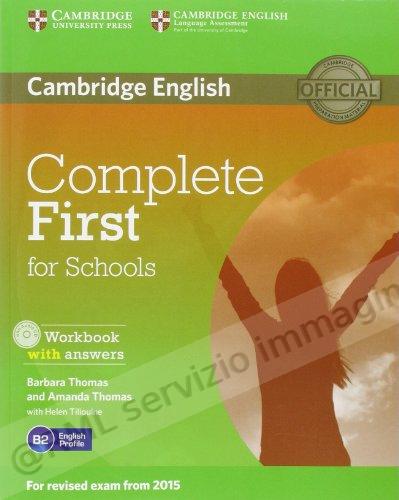 COMPLETE FIRST FOR SCHOOLS...