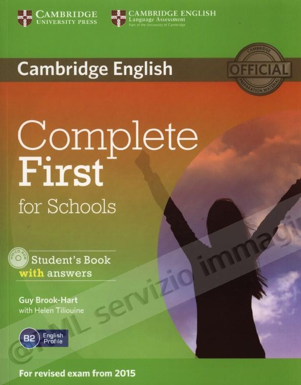 COMPLETE FIRST FOR SCHOOLS...