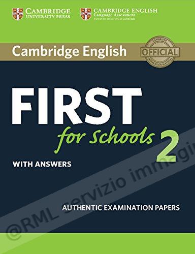 ENGLISH FIRST FOR SCHOOLS 2...