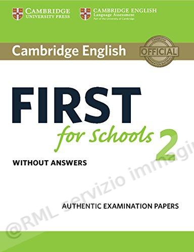 ENGLISH FIRST FOR SCHOOLS 2...