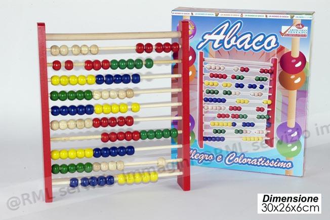 ABACO IN LEGNO NATURALE