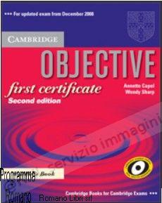 OBJECTIVE FIRST CERTIFICATE...