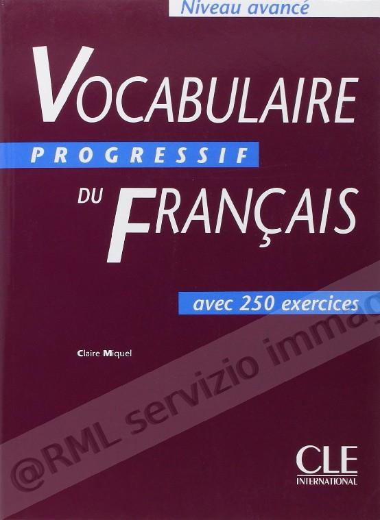 VOCABULAIRE PROGRESSIF AVANCE