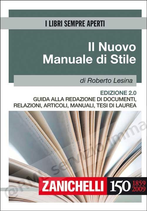 NUOVO MANUALE DI STILE...