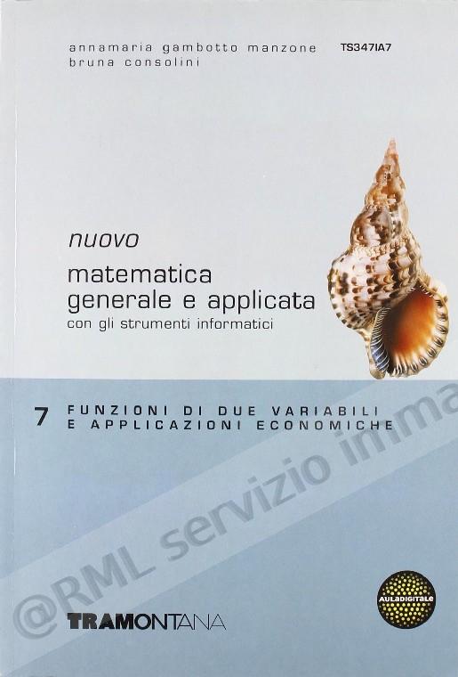 NUOVO MATEMATICA GENERALE...