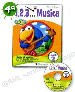 1 2 3 MUSICA X 4 ELEM. +Cd