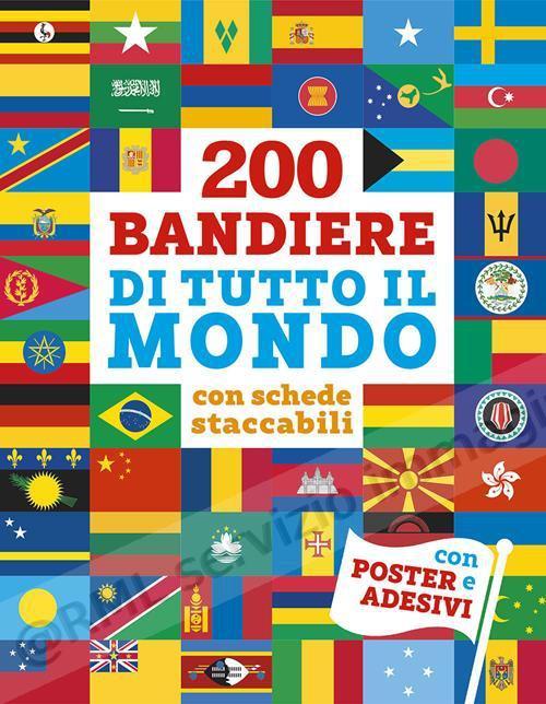 200 BANDIERE DI TUTTO IL MONDO