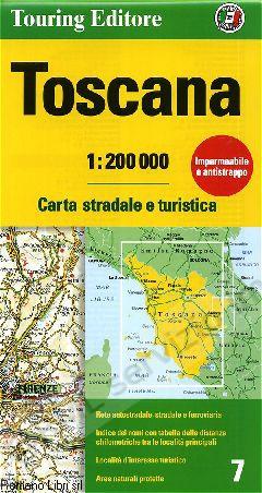 TOSCANA carta stradale...