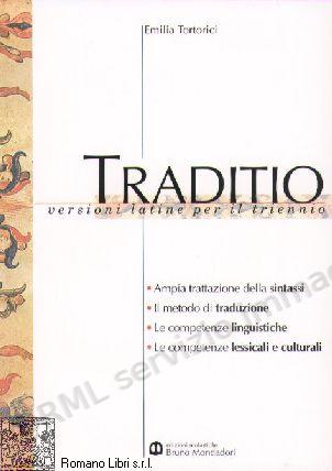 TRADITIO, VERS. LATINE X TR.