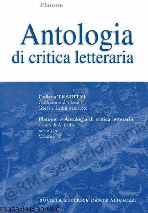 ANTOLOGIA DI CRITICA...