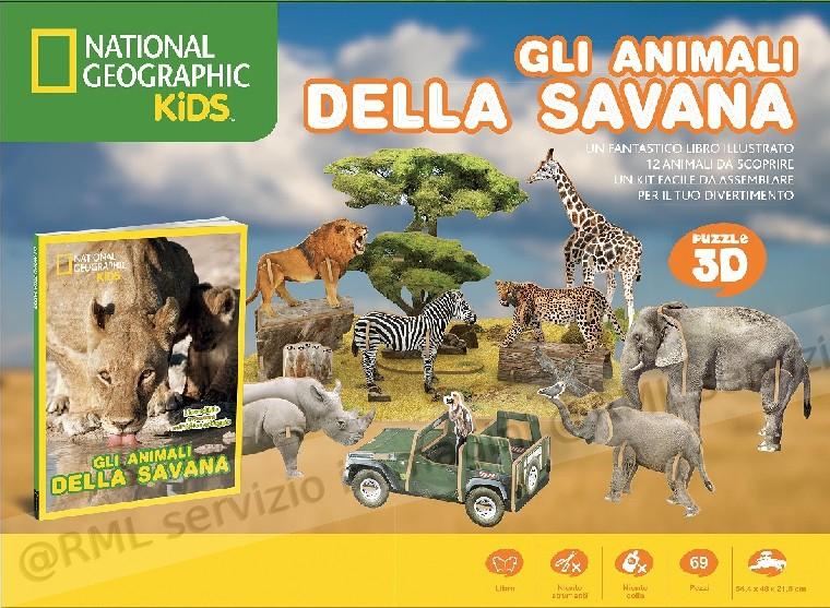 ANIMALI DELLA SVANA puzzle 3D