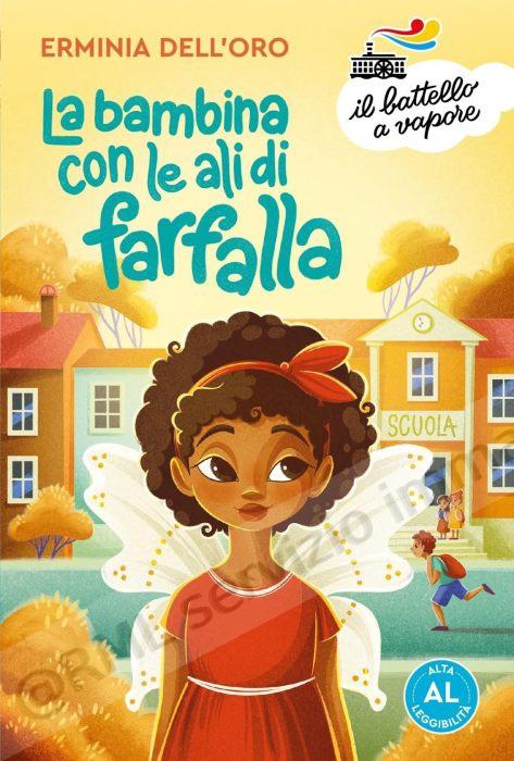 bambina con le ali di...