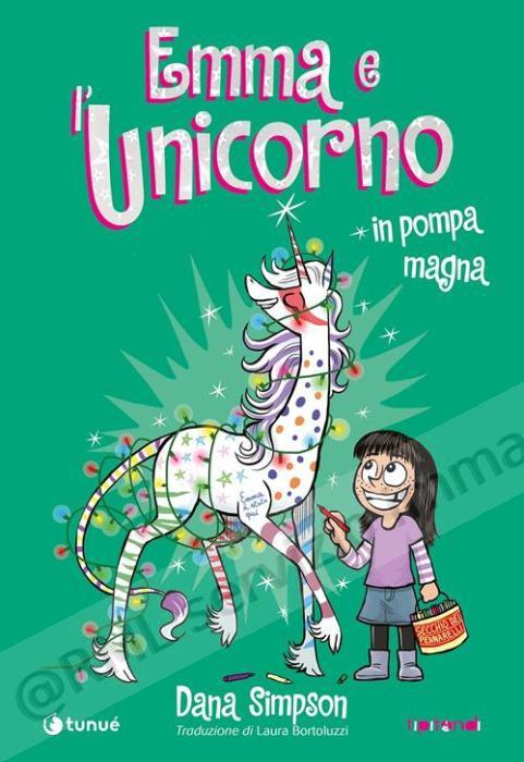 emma e l unicorno in pompa...