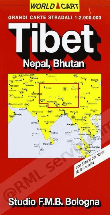 TIBET Nepal, Bhutan -...