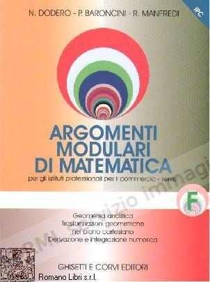 ARGOMENTI MODULARI DI...