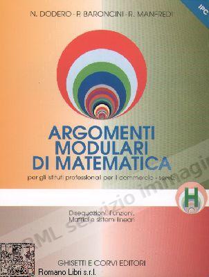 ARGOMENTI MODULARI DI...