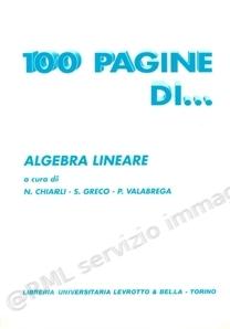 100 PAGINE, ALGEBRA LINEARE