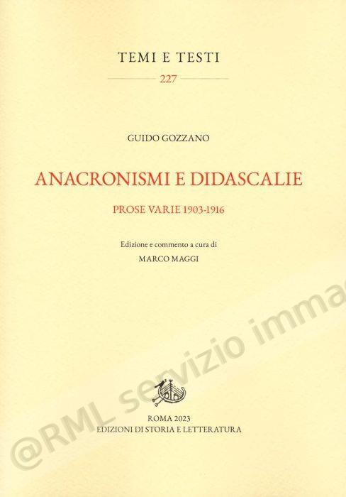 ANACRONISMI E DIDASCALIE