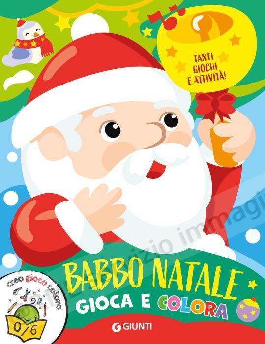 babbo natale gioca e colora
