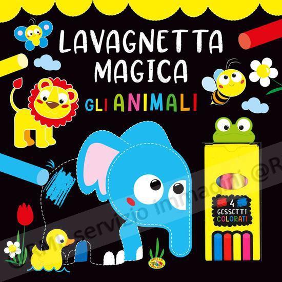 animali, con 4 gessetti...