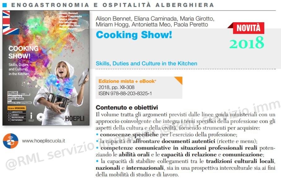 cooking show! skills duties...