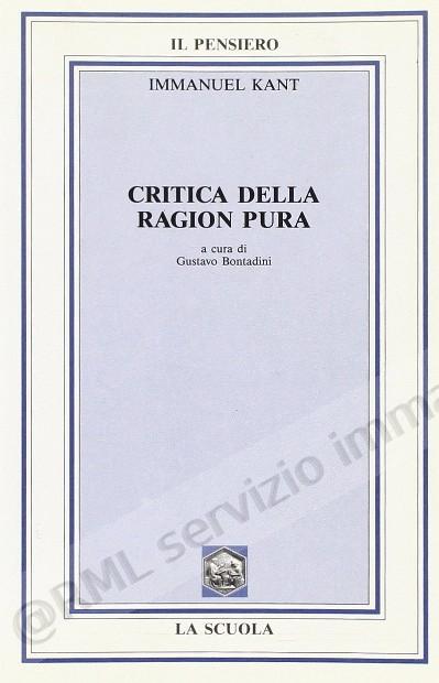 CRITICA RAGION PURA...