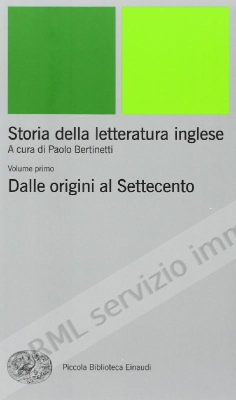 STORIA DELLA LETTERATURA...