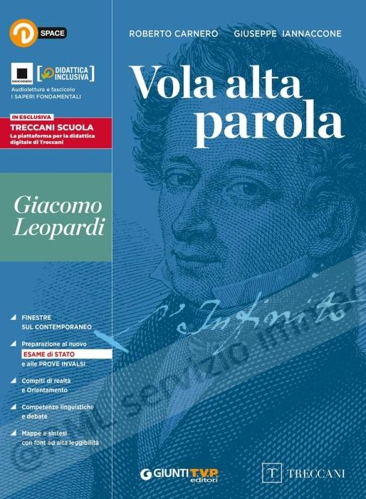 vola alta parola, leopardi