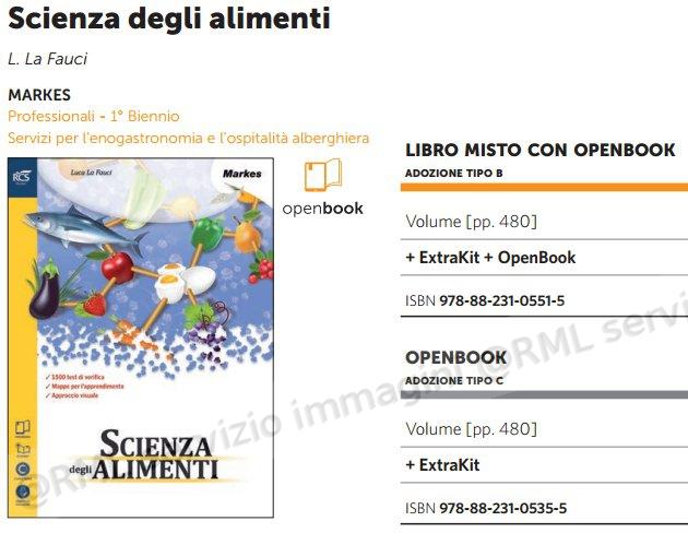SCIENZA DEGLI ALIMENTI X IP...