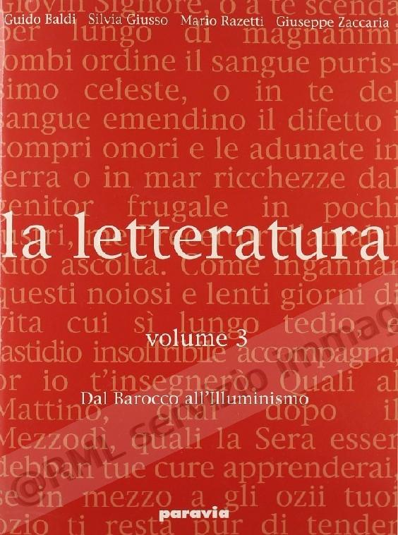 LETTERATURA 3, BAROCCO