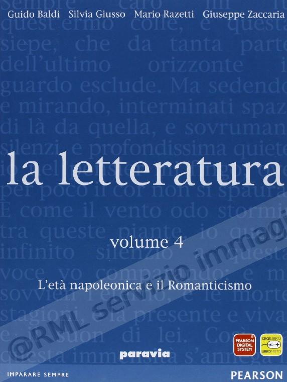 letteratura 4, eta napoleonica
