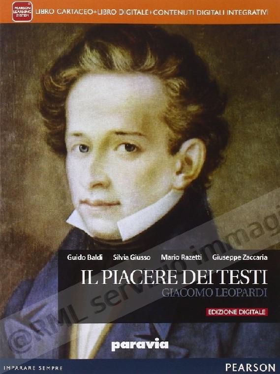 piacere dei testi, leopardi