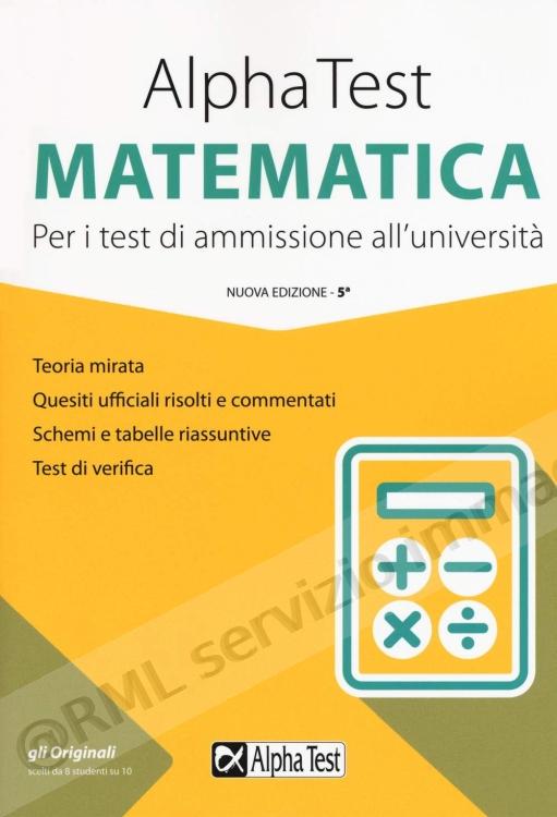 ALPHA TEST MATEMATICA