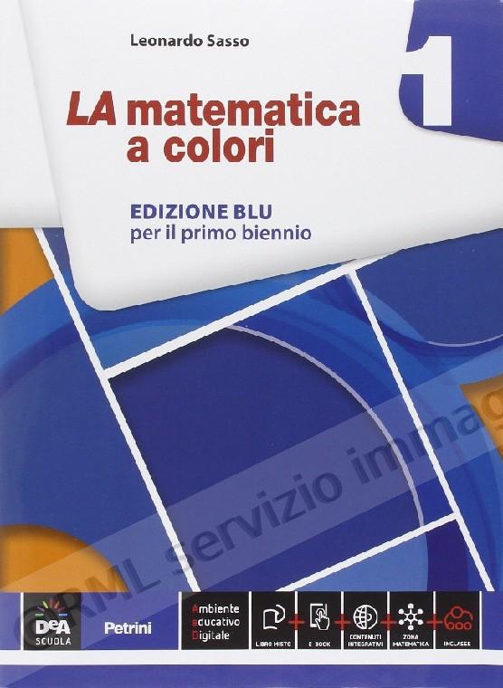 matematica a colori blu 1 +eb