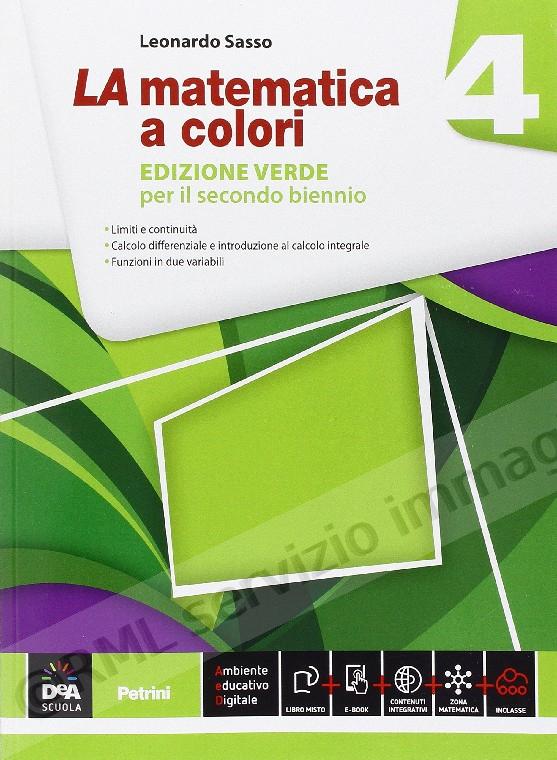 MATEMATICA A COLORI VERDE 4...
