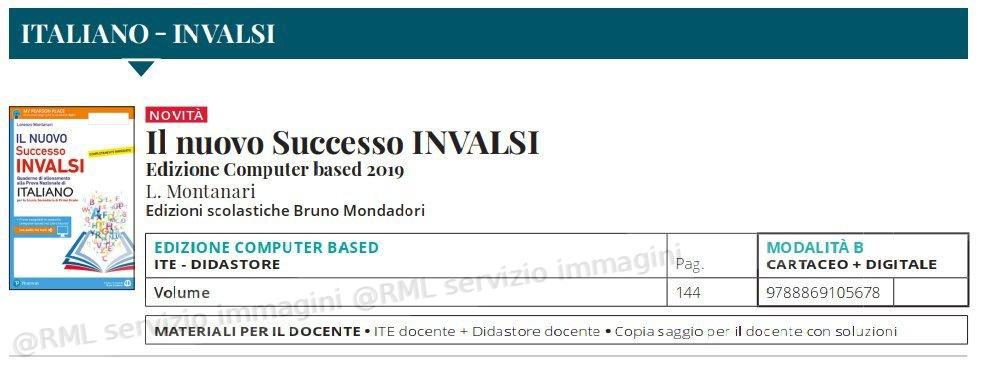 NUOVO SUCCESSO INVALSI...