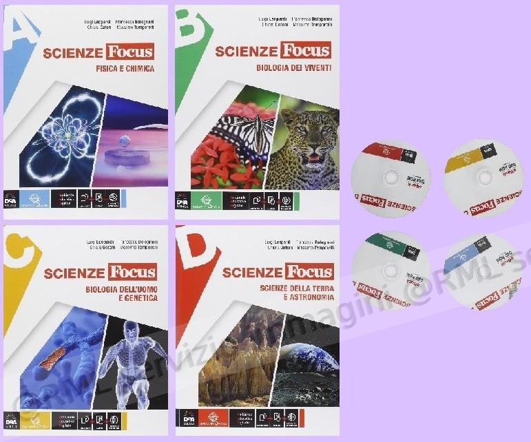 scienze focus blu (4 tomi) +eb