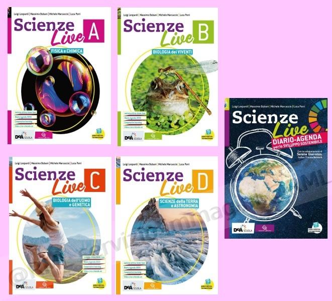 scienze live abcd (5t) +dvd