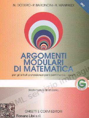 ARGOMENTI MODULARI DI...