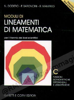 MODULI DI LINEAM. MATEM. X...
