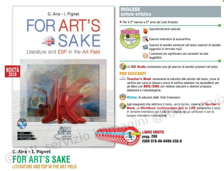 for art's sake, literature...