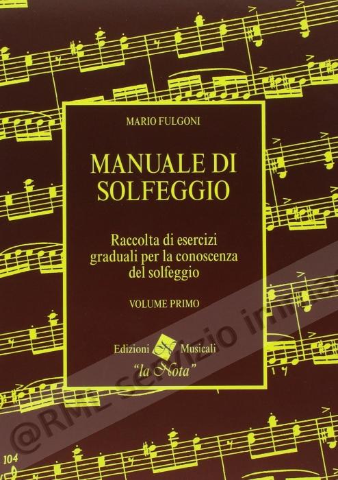 manuale di solfeggio 1