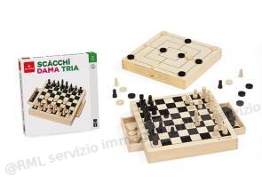 SCACCHI DAMA TRIA