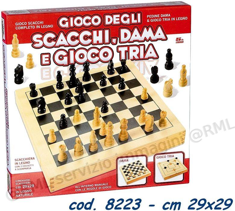 GIOCO DEGLI SCACCH. DAMA E...