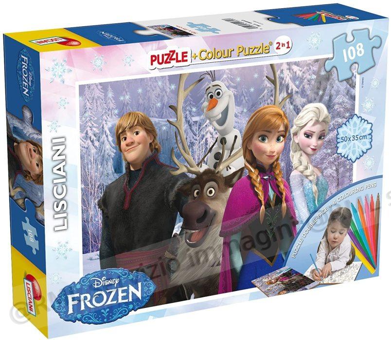 PUZZLE + COLOR FROZEN