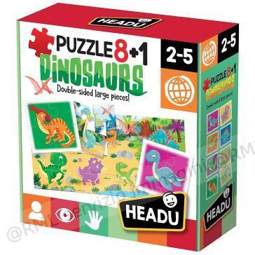 PUZZLE 8+1 DINOSAURS