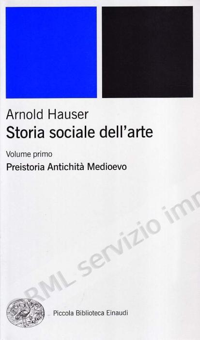 STORIA SOCIALE DELL'ARTE 1...