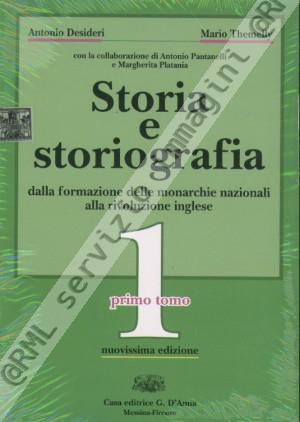 STORIA E STORIOGRAFIA 1...